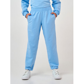 Штани 115594 блакитний (двонитка) "Весняна колекція" 2