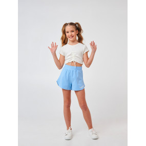 Шорти 112418 блакитний (двонитка) "Весняна колекція" 2