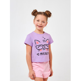 Футболка 110729 ліловий (стрейч кулір) "Весняна база" 2