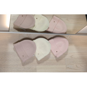 Шапка демі ДЖУЛІЯ св.рожева (надм'яка пряжа мерінос/бавовна) 2