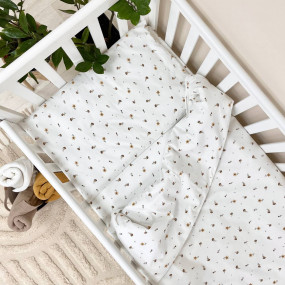 Змінний комплект - Квіточки беж (3 шт.) "Baby Mix" стандарт/овал 2