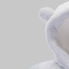 Комбинезон Зефир белый (демисезон) велюровый утепленный