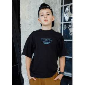 Футболка ПАУЕР чорна (кулір) ТМ NEWGEN 2