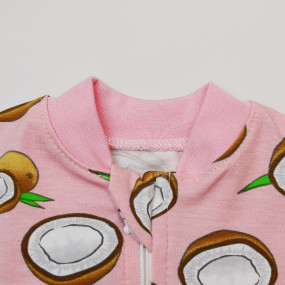 Кокон "Кокоси" 0-3 міс (кулір) на блискавці 2