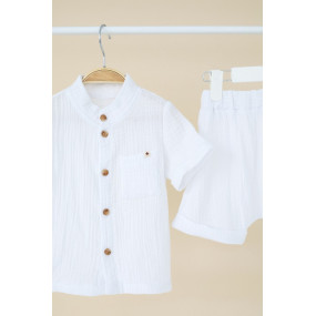 Костюм Ned білий (муслін) 2