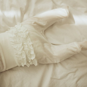 Комплект 2420 молоко на літню виписку дівчинки (боді, повзунки 2