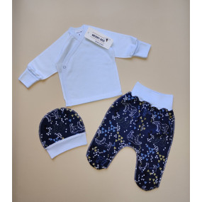 Комплект 12866 "Сузір'я" (льоля, повзунки, шапка) футер 2