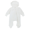 Комбінезон 2315613 молоко (начіс) капюшон, закрита ніжка