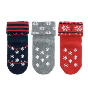 Шкарпетки 10423 Christmas - 3 пари (махра стопери) Bross 2