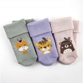 Шкарпетки 15567 Safari - 3 пари (махра стопери) Bross 2