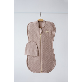Кокон "Kappi" коричневий (на блискавці, з шапочкою) теплий 2