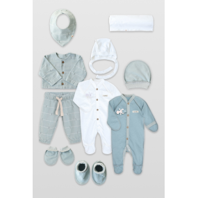 Утеплений набір "Biatrice" для новонародженого (клітинка) 2