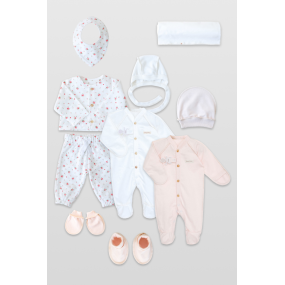 Утеплений набір "Biatrice" для новонародженої (квіточки) 2