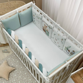 Бортики Іграшки - "Арт Дизайн" (бортики, коса, простинка) ліжко 2