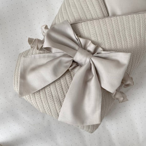 Плед-конверт DreamLand лате зі знімною ковдрою (косичка/сатин) 2