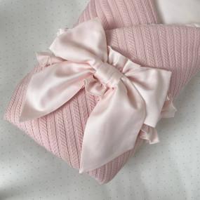 Плед-конверт DreamLand пудра зі знімною ковдрою 2