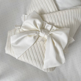 Плед-конверт DreamLand молоко зі знімною ковдрою 2