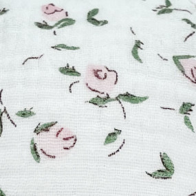 Панама "ЯСЯ" квіти (муслін) на зав'язках - в асортименті 2