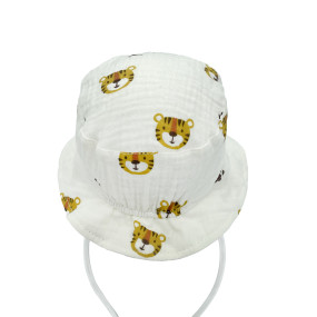 Панама "Незнайка" В АСОРТИМЕНТІ (муслін) на зав'язках 2