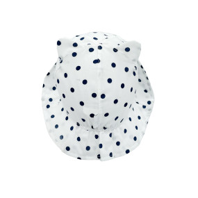 Панама "ЕММА" синій горох (надлегка бавовна) без зав'язок 2