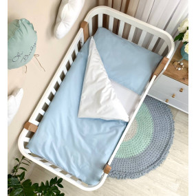 Змінна постіль "Універсальний" - блакитний (3 пр.) ліжко 120*60 2