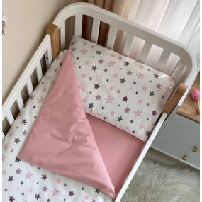 Змінна постіль - Старс пудра (3 пр.) "Baby Dream" стандарт/овал 2