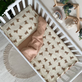 Змінна постіль Teddy - муслін (3 пр.) 120х60