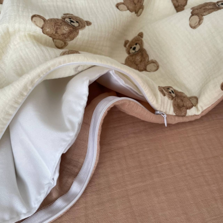 Змінна постіль Teddy - муслін (3 пр.) 120х60