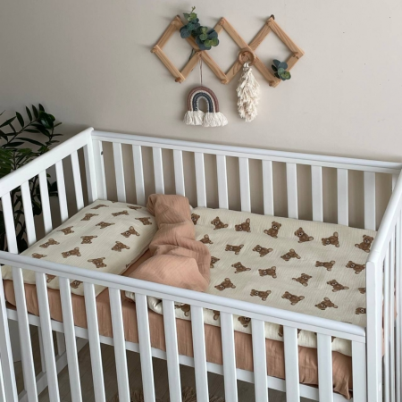 Змінна постіль Teddy - муслін (3 пр.) 120х60