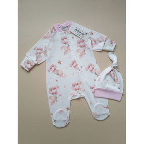 Чоловічок 13040 "Pink Bunny" (зовнішні шви, шапочка), рубчик