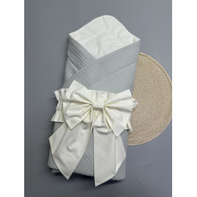 Конверт-плед DELICATE св.сірий з кокосовою вставкою (літо) 2