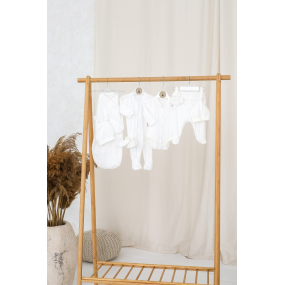 Набір Azhur молочний (ажурна бавовна) на літню виписку 2