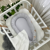 Кокон "Ведмедик у ковдрі" сірий Baby Design