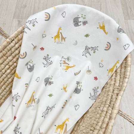 Пелюшка Мами з малюками фланель (100х80 см)