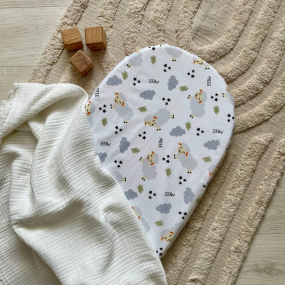 Простинка Овечки сірі в коляску (на резинці) 45х80см