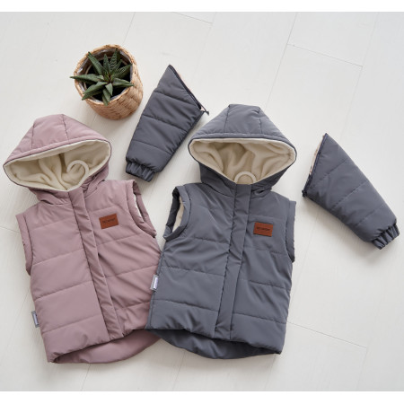 Куртка Super Jacket графіт (демі) трансформується в жилет