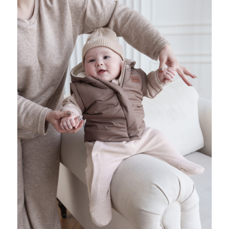 Куртка Super Jacket коричнева (демі) трансформується в жилет