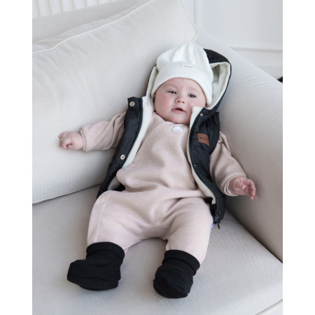 Куртка Super Jacket чорна (демі) трансформується в жилет