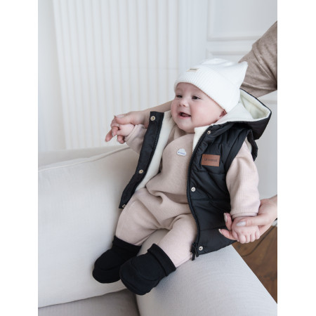 Куртка Super Jacket чорна (демі) трансформується в жилет