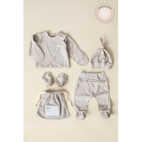 Набір "Trudy-2" капучино з кофтинкою (для догляду за пупочком)