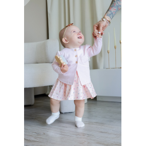 Набір "Barbara" Квітки (боді-сукня, кофтинка) зростаючий 2