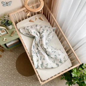 Плед-конверт "Евкаліпт" зі знімною ковдрою (сатин/вафля) 2