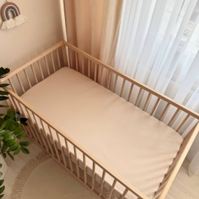 Простирадло "Mushka" мокко (варена бавовна) 60х120см