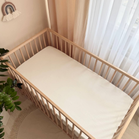 Простирадло "Mushka" молоко (варена бавовна) 60х120см