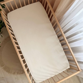 Простирадло "Mushka" молоко (варена бавовна) 60х120см 2