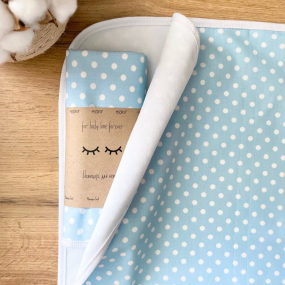 Пелюшка Горошок на блак. непромокаюча (50 на 80 см) 2