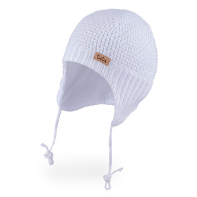 Демі шапочка 3-005670 молоко (в'язка на трикотажі)