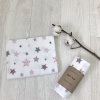 Пеленка Stars фланель (100х80 см) пудра
