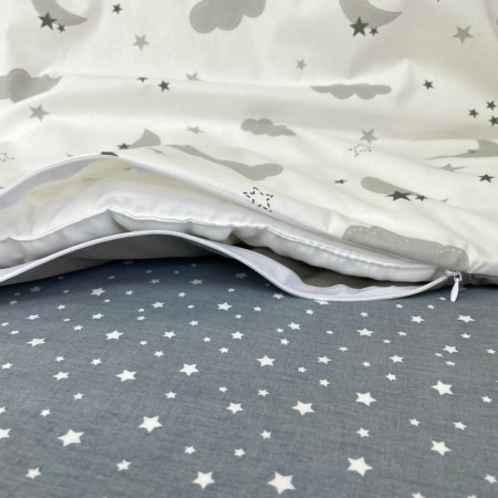 Змінний комплект - Хмаринки сірі (3 пр.) "Baby Mix"