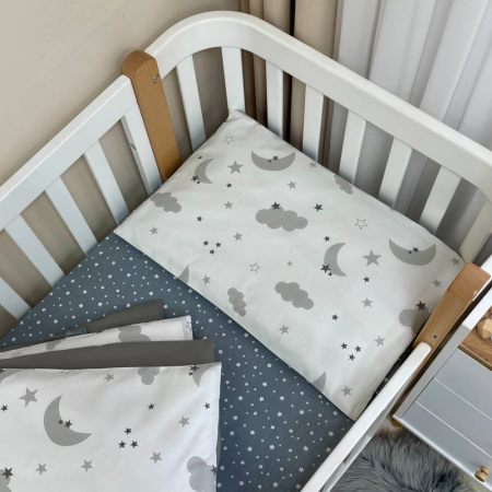 Змінний комплект - Хмаринки сірі (3 пр.) "Baby Mix"